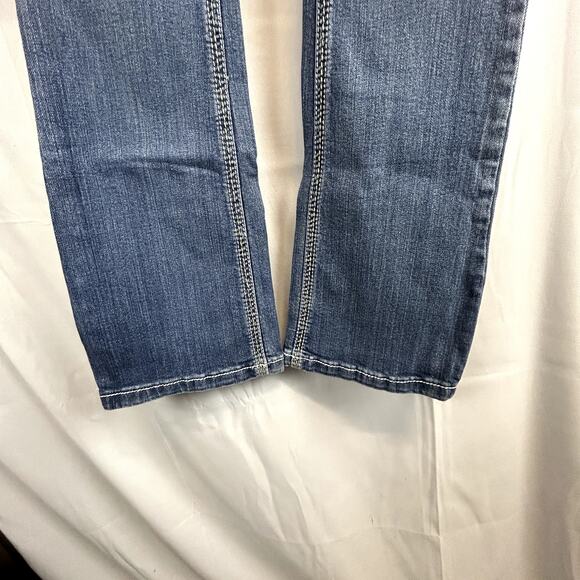 Denim Couture Women Blue Jeans Size 7.embellished pockets and fronts - Picture 9 of 10